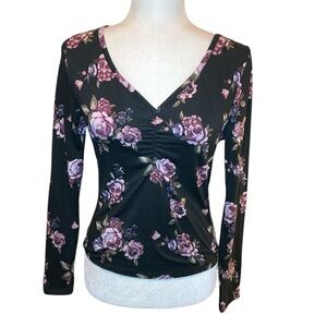 Floral long sleeve top